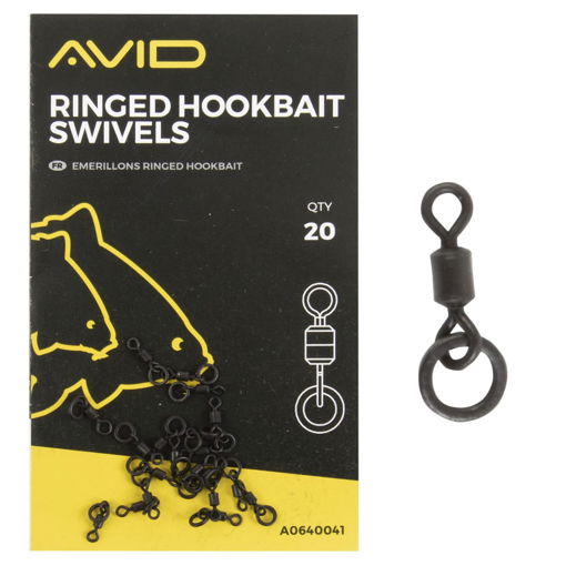 Avid Carp Outline Ringed Hookbait Swivels