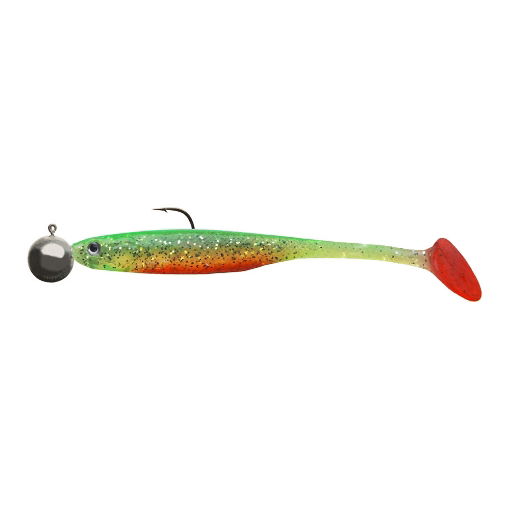 Obrázek Cormoran Crazy Fin Shad RTF 10cm Green Tiger (2ks)