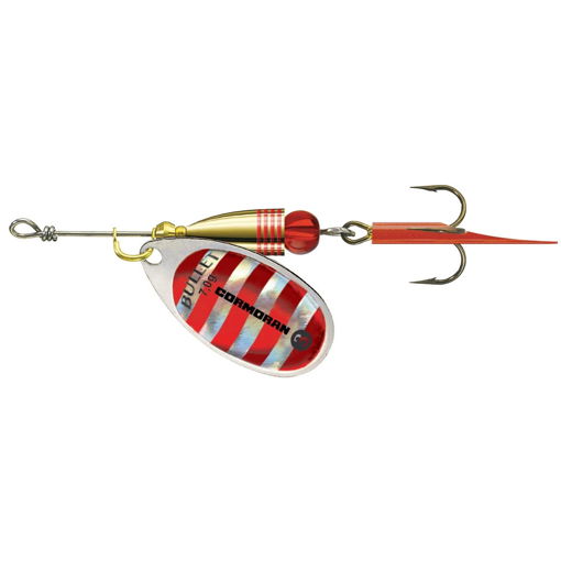 Image sur Cormoran Bullet #1 3g silver/red stripes