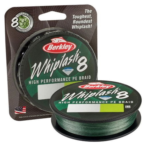 Picture of Berkley Whiplash 8 Moss Green 150m 0.10mm 14.8kg