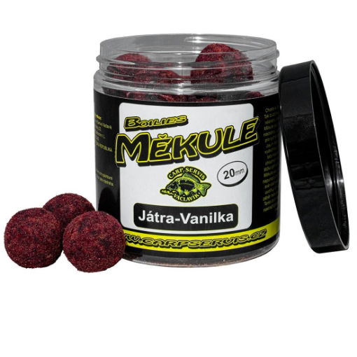 Obrazek Boilies Mekule 140g 20mm Wątroba-Wanilia