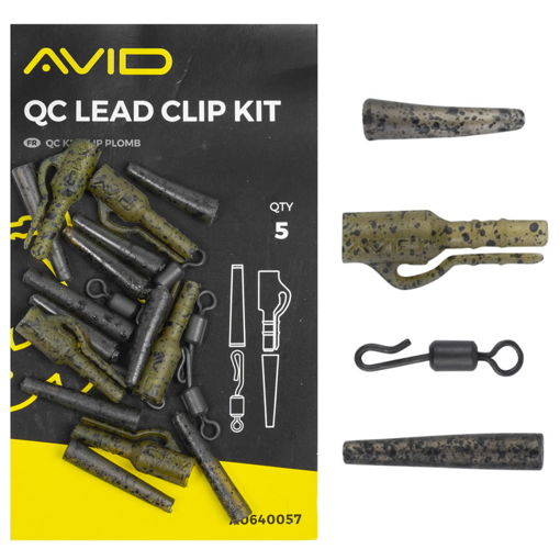 Avid Carp Outline QC Lead Clip Kit