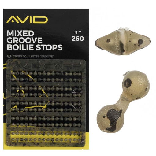 Avid Carp Outline Mixed Groove Boilie Stops