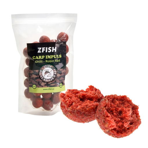 Boilie Carp Impuls 250g 20mm Chilli-RobinRed