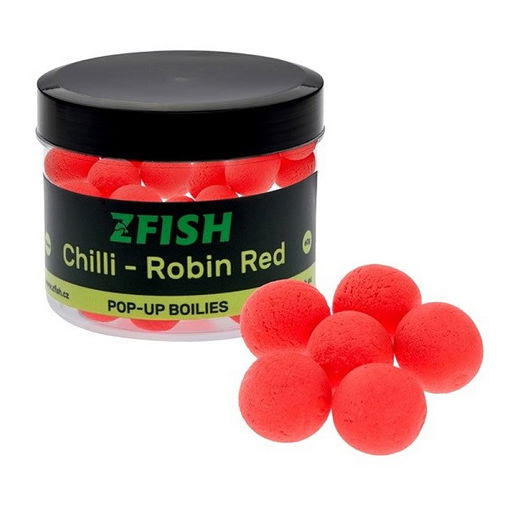 Image sur Zfish Pop-Up Boilie 60g 16mm Chilli & Robin Red