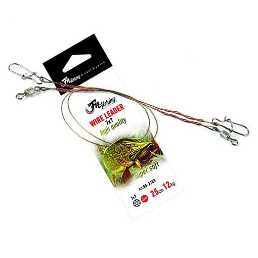 Obrazek Lanko FilFishing Wire Leader Super Soft 25cm 12kg