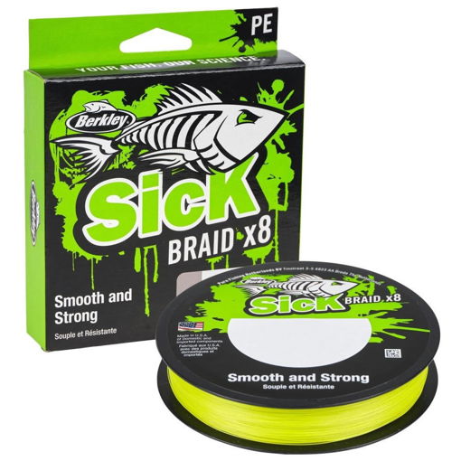 Berkley Sick Braid x8 Flame Green 150m