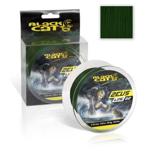 Picture of Black Cat Zeus Line G2 Green 250m 0.38mm 37kg