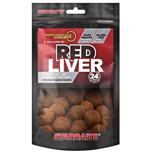 Starbaits Concept Boilie Red Liver 200g 24mm