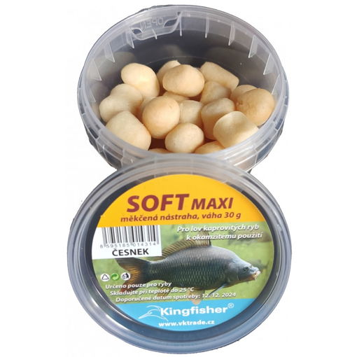 Obrazek Kingfisher Soft Maxi Pufy 30g Česnek