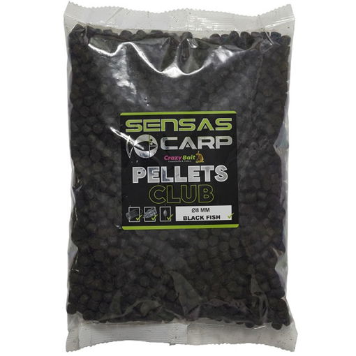 Pelety Sensas Club Black Fish 10kg 14mm