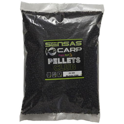 Obrazek Sensas Pellets Club Black Fish 1kg 4mm