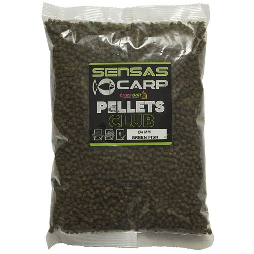 Image sur Sensas Pellets Club Vert Poisson 1kg 4mm