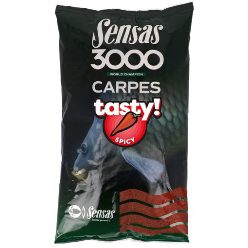 Image sur Sensas 3000 Carp Tasty Spicy 1kg (Robin Red)