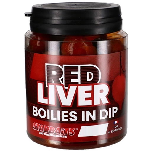 Starbaits Concept Boilies in Dip Red Liver 150g 20mm