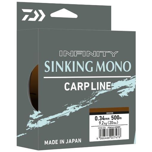 Image sur Daiwa Infinity Sinking Mono 500m Brown 0.37mm 10.1