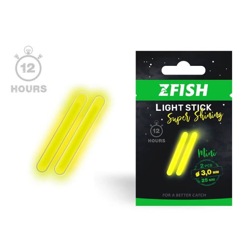 ZFISH Chemické světlo 3.0x25mm 2ks