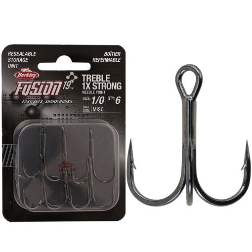 Berkley Fusion19 Treble 1x Hooks #8