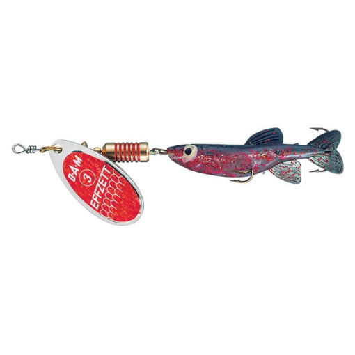 Bild von DAM EFFZETT Minnow Red/Glitter #3 7g