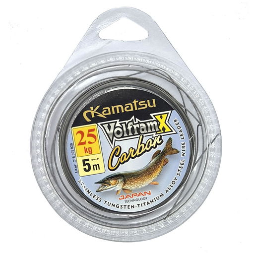 Image sur Kamatsu Volfram X Carbon Leader Spool 5m 25kg