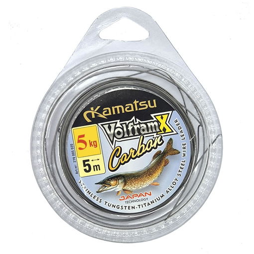 Image sur Kamatsu Volfram X Carbon Leader Spool 5m 5kg