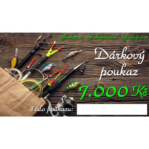 Dárkový poukaz 7.000 Kč elektronický